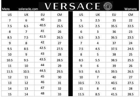 versace shoes size 13|Versace women's shoes size guide.